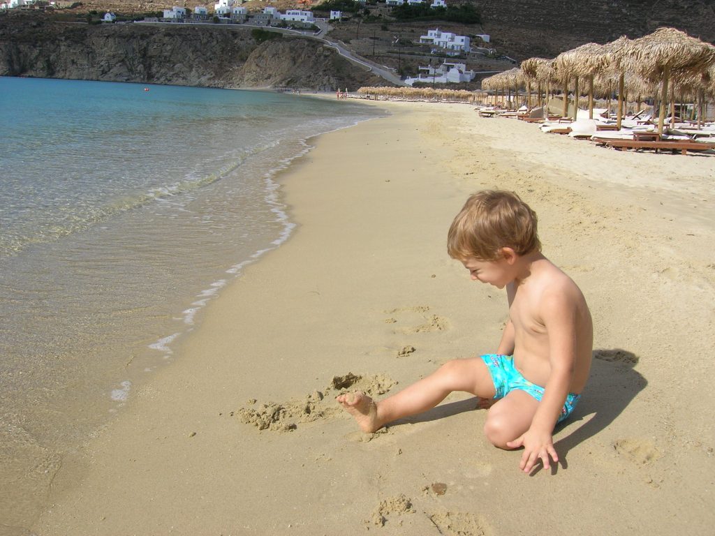 spiaggia kalo livadi mykonos