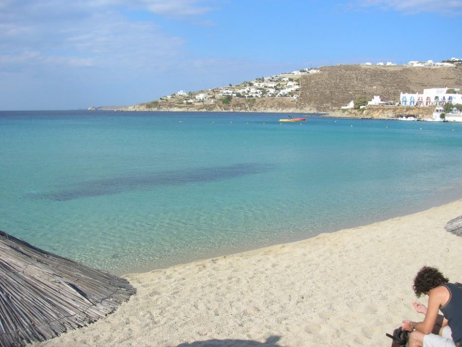 Ornos beach Mykonos