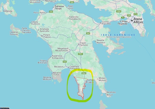 penisola mani grecia