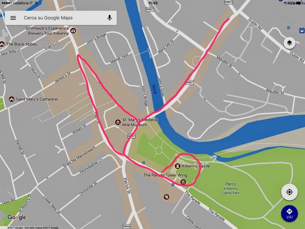 kilkenny mappa centro